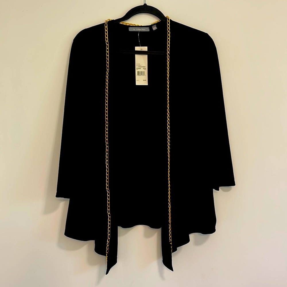NY collection black size large top